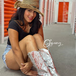 Botas Vaqueras Plateadas