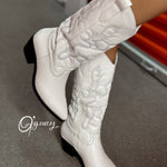Botas Vaqueras Caño Alto Blancas