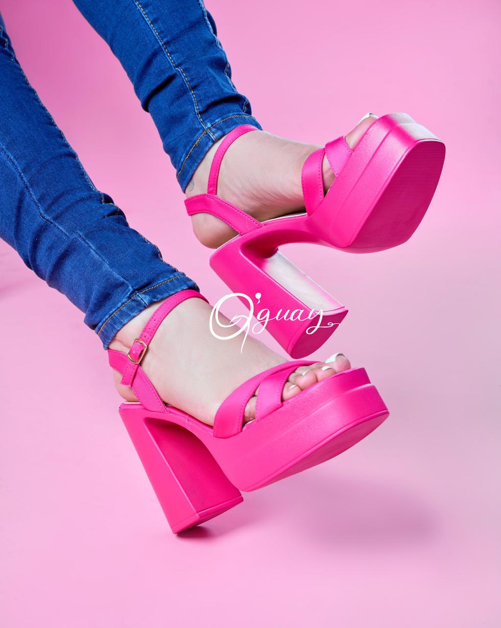 Sandalias De Tacon Grueso