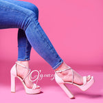 Sandalias JENNIFER Con Brillos