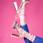 Sandalias Gladiadoras EN DORADO