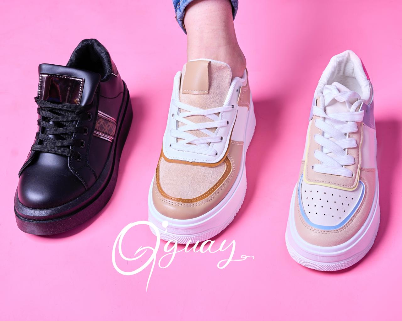 Deportivos Tricolor a Rayas