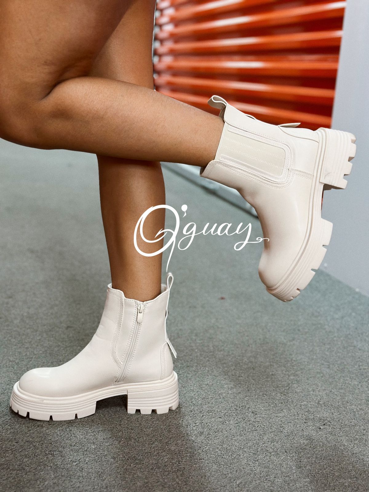 Botas CON CIERRE ALEJANDRA EN Beige