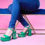 Sandalias de Tacon Grueso