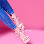 Sandalias JENNIFER Con Brillos