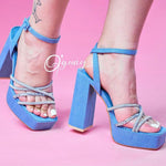 Sandalias de Tiras en Jeans