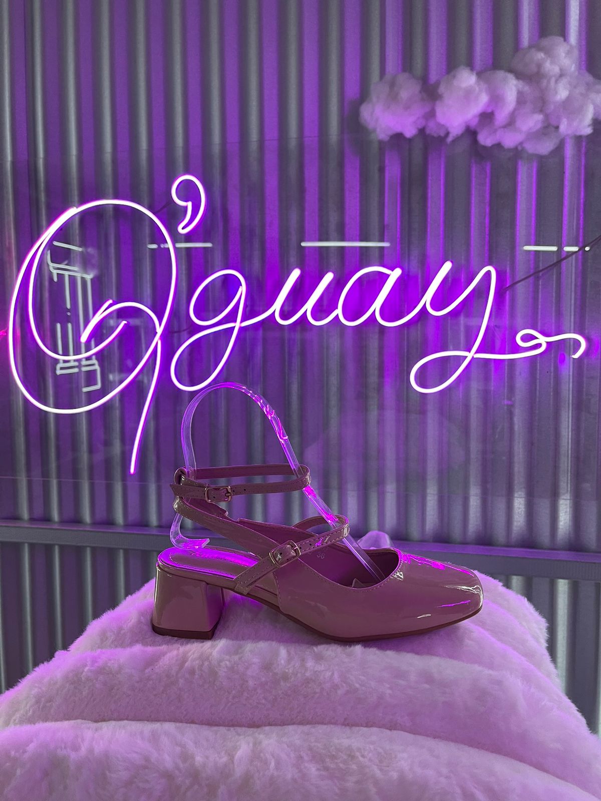 Estiletos Mary Jane EN BEIGE