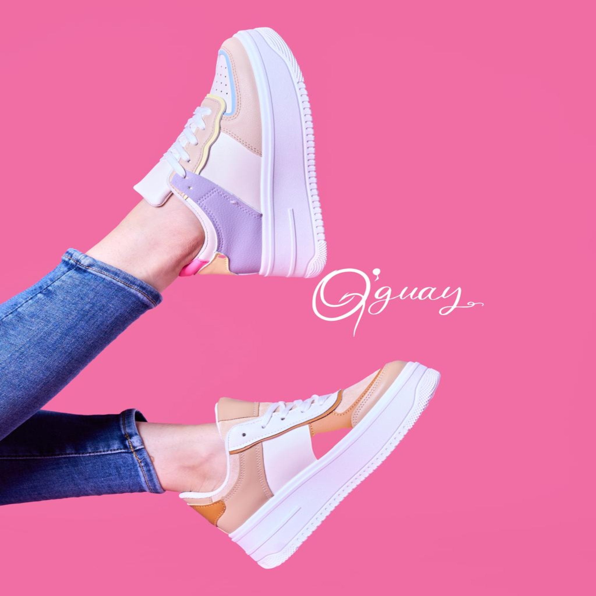 Deportivos Tricolor a Rayas