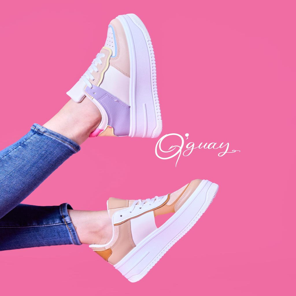 Deportivos Tricolor a Rayas