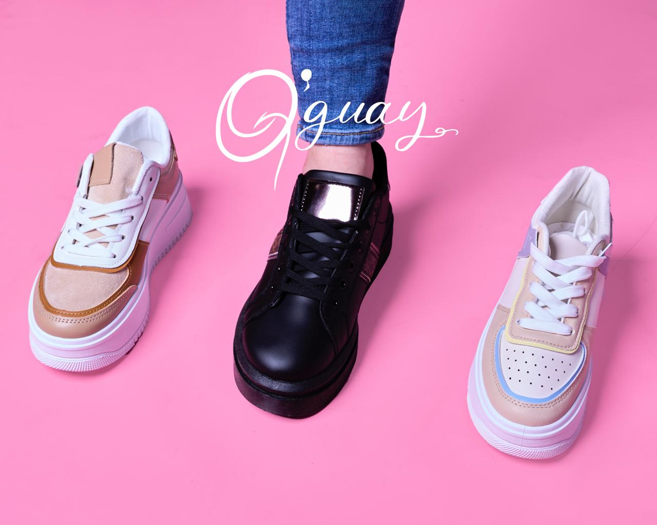 Deportivos Tricolor a Rayas