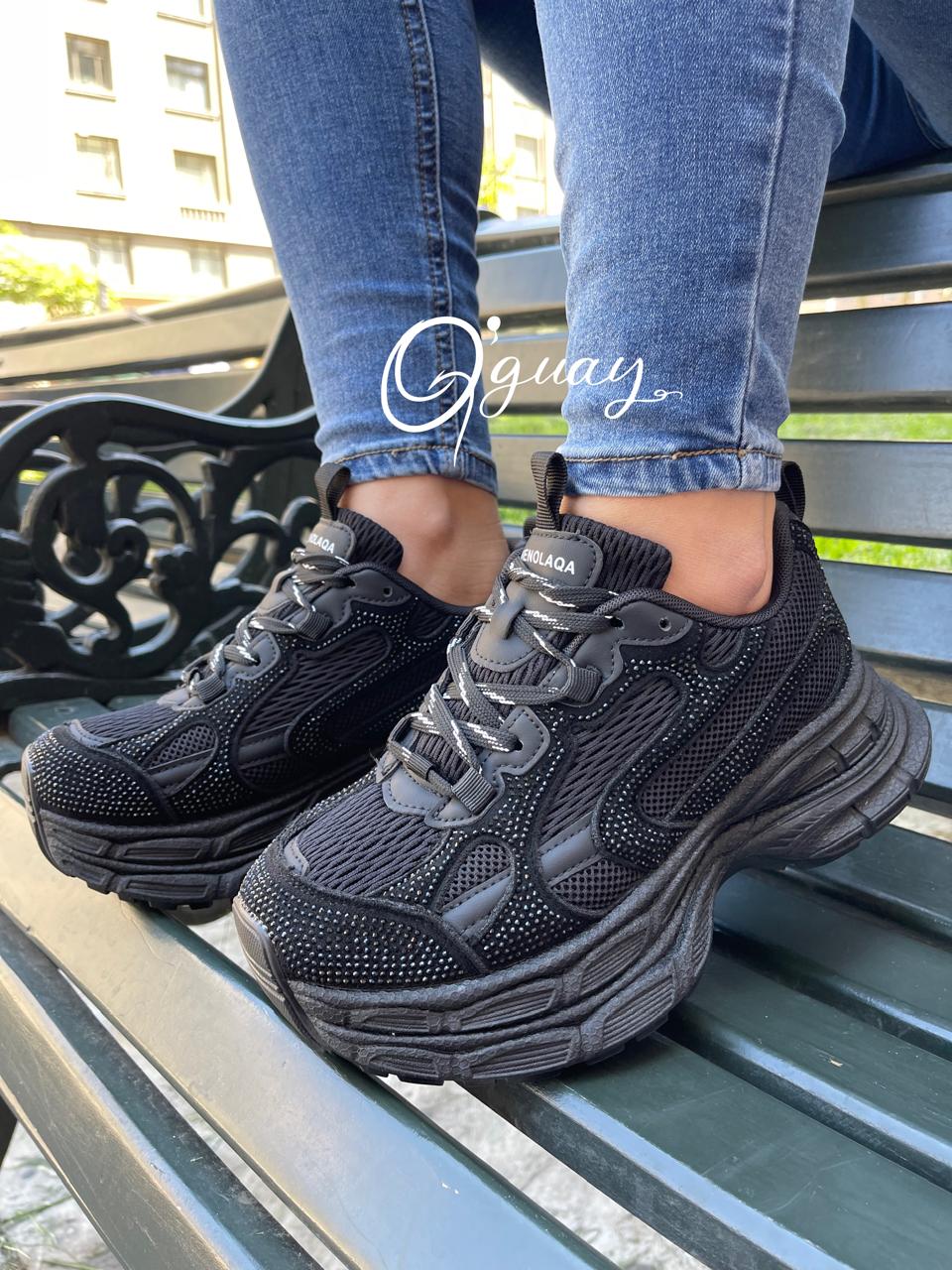 Deportivos Estilo Balenciaga con BRILLOS