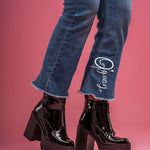 Botines De Charol con cierre